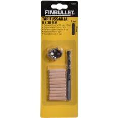 Finbullet 6x30mm 16-osainen tapitussarja
