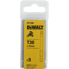 Dewalt 70mm 5kpl torx ruuvauskärki