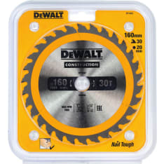 DeWalt 160x20mm 30T pyörösahanterä