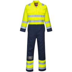 Portwest BIZ7 Bizflame Work Hi-Vis Contrast FR Coverall