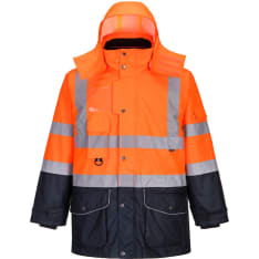 Portwest S426 Hi-Vis 7-in-1 kaksiväri Traffic-työtakki