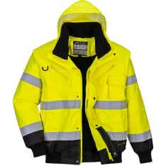 Portwest C465 Hi-Vis Contrast Bomber Winter Jacket