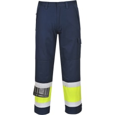 Portwest MV26 Modaflame Work Hi-Vis Class 1 Multi-Norm FR Trousers