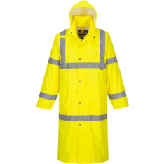 Portwest H445 Hi-Vis Extra Long Raincoat