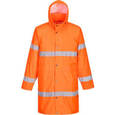 Portwest H442 Hi-Vis Long Raincoat