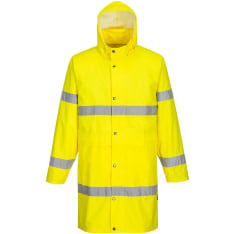 Portwest H442 Hi-Vis Long Raincoat