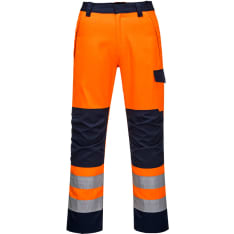 Portwest MV36 modaflame oranssi/navy ris housut