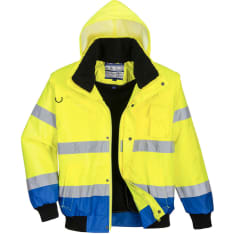 Portwest C465 Hi-Vis Contrast Bomber Winter Jacket