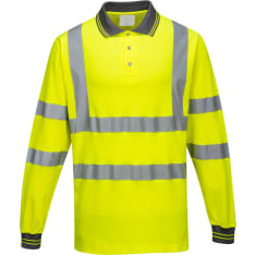 Portwest S271 pitkähihainen cotton comfort-polo