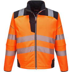 Portwest T402 oranssi/musta softshell-huomiotakki
