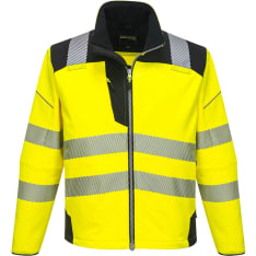 Portwest T402 yellow/black softshell jacket
