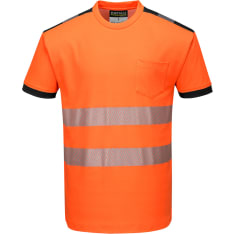 Portwest T181 oranssi/musta Hi-Vis t-paita