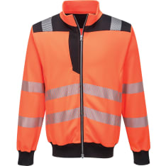 Portwest PW370 Orange/Black Hi-Vis College Sweater