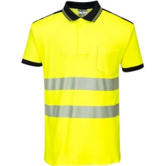 Portwest PW3 T180 keltainen/musta hi-vis T-paita