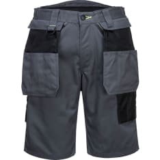 Portwest PW345 Zoom grey/black work shorts