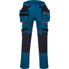 Portwest DX440MBR Metro sininen riipputaskuhousut