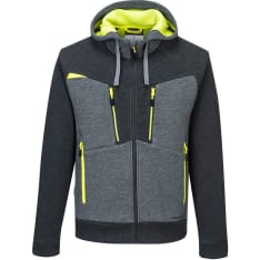 Portwest DX472MGR Metal gray zip up hoodie