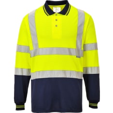 Portwest S279 Two Tone Long Sleeve Polo