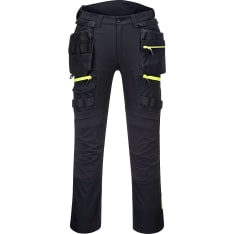 Portwest DX440BKS black Short hanging pocket trousers