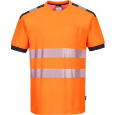 Portwest T181 oranssi/harmaa Hi-Vis t-paita