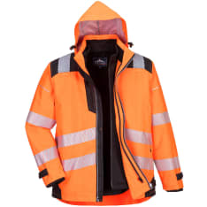 Portwest PW365 oranssi Hi-Vis 3-in-1 työtakki
