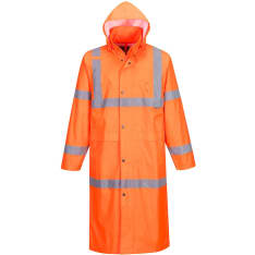 Portwest H445 Hi-Vis Extrapitkä sadetakki