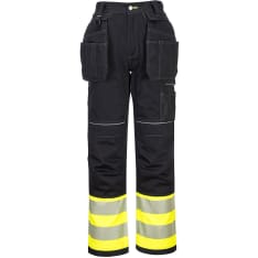 Portwest PW307 yellow/black Hi-Vis pocket trousers
