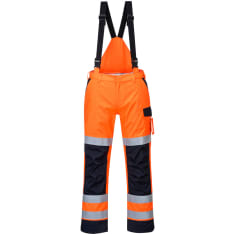 Portwest MV71 Modaflame Rain+ Hi-Vis Multi-Norm Contrast FR Trousers