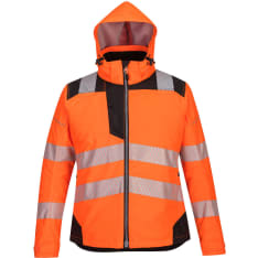 Portwest PW382 orange/black women's winter jacket