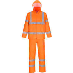 Portwest H448 Hi-Vis compact rain suit