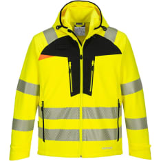Portwest DX475YBR Yellow Hi-Vis Softshell Jacket