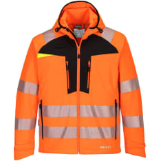 Portwest DX475OBR Orange Hi-Vis Softshell Jacket