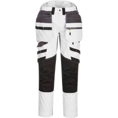 Portwest DX440WGR white hanging pocket trousers