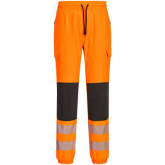 Portwest KX346 Hi-Vis LK2 Flexi Orange/Black Work Overalls