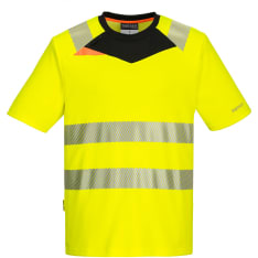 Portwest DX413YBR Yellow Hi-Vis T-Shirt