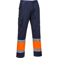 Portwest L049 kevyet hi-vis kaksisävy combat-housut