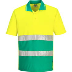 Portwest S175 Hi-Vis Lightweight Contrast Polo Shirt S/S