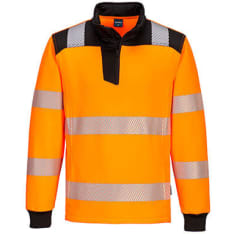 Portwest PW326OBRXXL PW3 Hi-Vis 1/4 Zip Sweatshirt