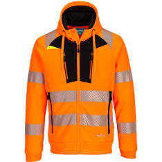 Portwest DX477 Hi-Vis Orange/Black Hoodie