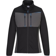 Portwest T756-WX3 musta tekninen fleece vetoketjulla