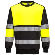 Portwest PW376 LK1 Hi-Vis Kelta/musta College-pusero