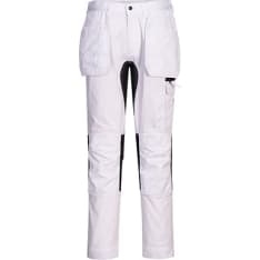 Portwest WX2 Stretch white hanging pocket trousers