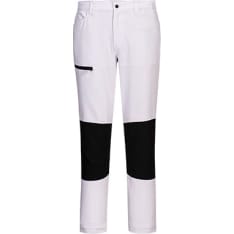 Portwest WX2 White Stretch work trousers