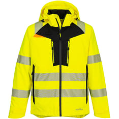 Portwest DX462 Hi-Vis Yellow Raincoat