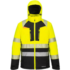 Portwest DX430 Hi-Vis yellow/black class 2 winter jacket