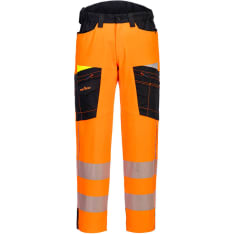 Portwest DX453 Hi-Vis orange/black work trousers