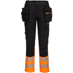 Portwest DX457 Class 1 Orange/Black Attention Pocket Trousers