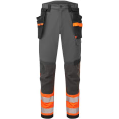 Portwest EV442 Hi-Vis Class 1 flexible work trousers