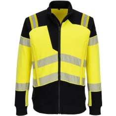 Portwest FR717 PW3 Modaflame Knit Hi-Vis FR Full Zip Sweatshirt