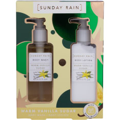 Sunday Rain Warm Vanilla Sugar Body Duo lahjapakkaus